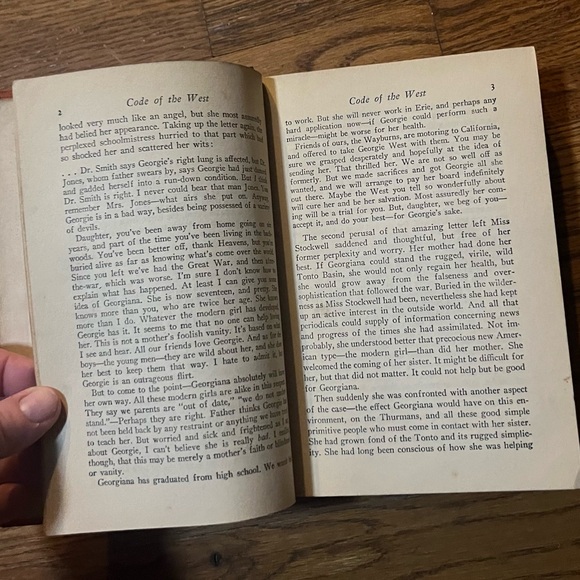1935/ CLASSIC Code of the West Western hardcover Book by Zane Grey first edition - Picture 5 of 9